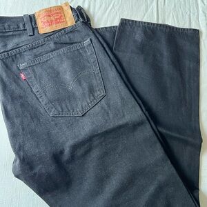 Levi's Men's black 501 Denim Jeans